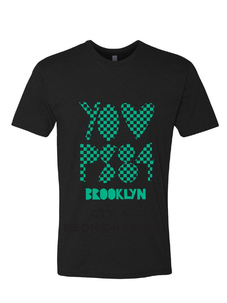 Adults Checkered Logo T-Shirt (more colors) — PS 84 Jose de